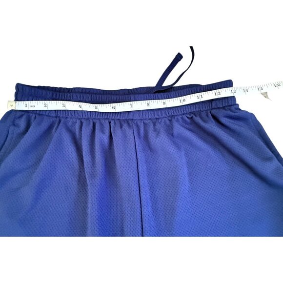 New Balance Youth XL Athletic Basketball Shorts Navy Blue - Picture 8 of 13